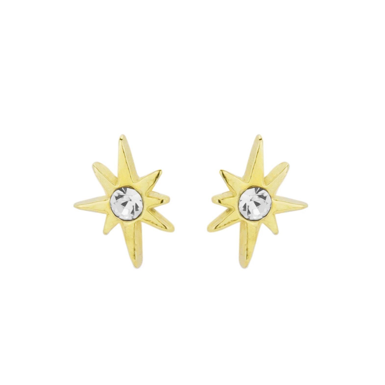 Solid Gold Little Dipper Studs