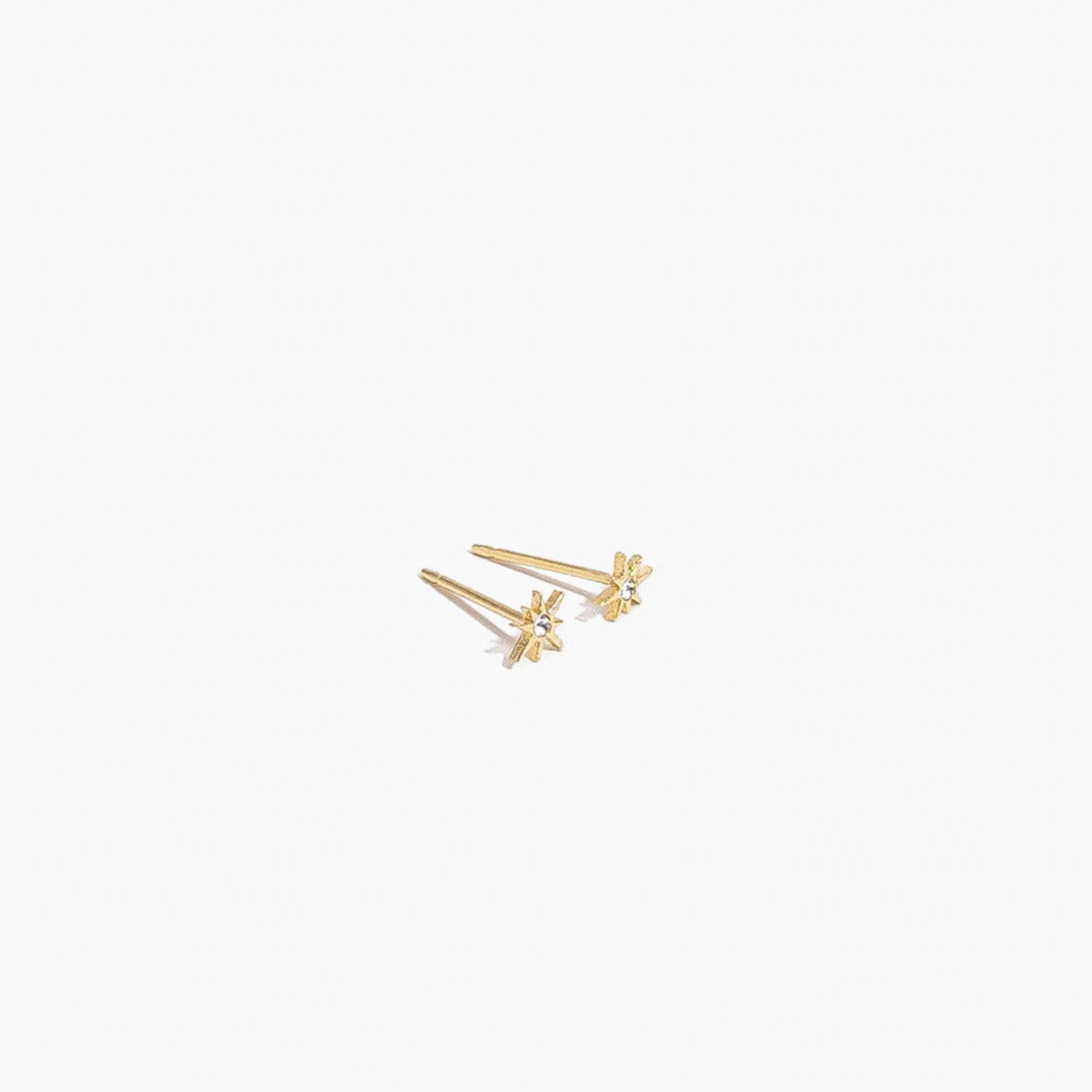 Solid Gold Little Dipper Studs