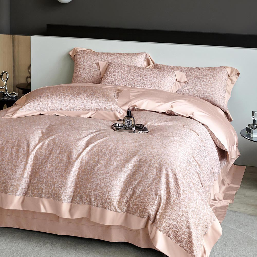 Luxury American 120S Tencel Cotton Jacquard  Bedding Set | 3CARATS