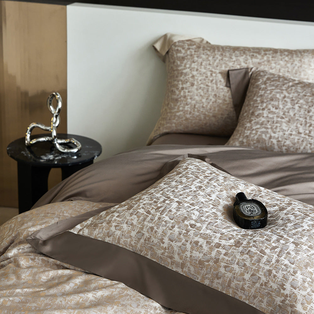 Luxury American 120S Tencel Cotton Jacquard  Bedding Set | 3CARATS
