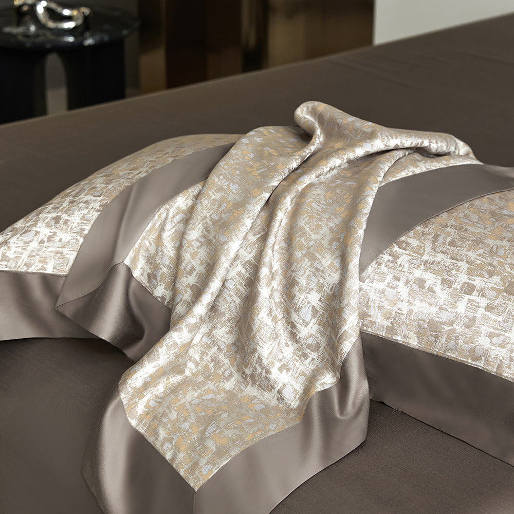Luxury American 120S Tencel Cotton Jacquard  Bedding Set | 3CARATS