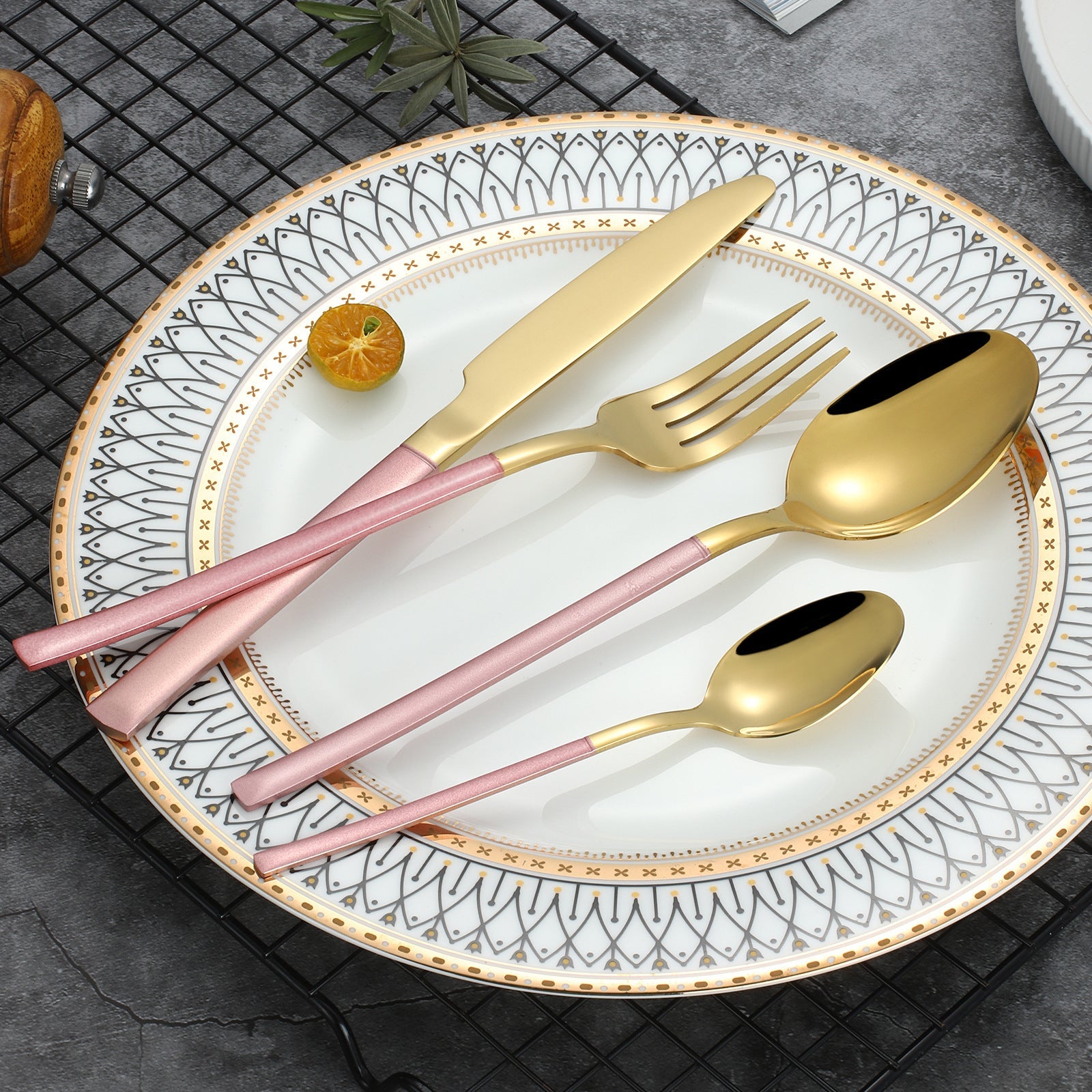 Luxury Italy Cutlery Steel Set | 3CARATS