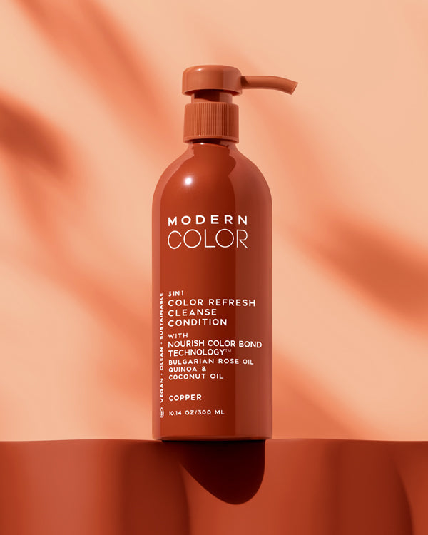 3-In-1 Hair Color Refresh + Cleanse + Condition - Copper