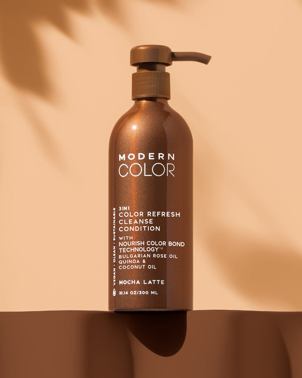 3-In-1 Hair Color Refresh + Cleanse + Condition - Mocha Latte