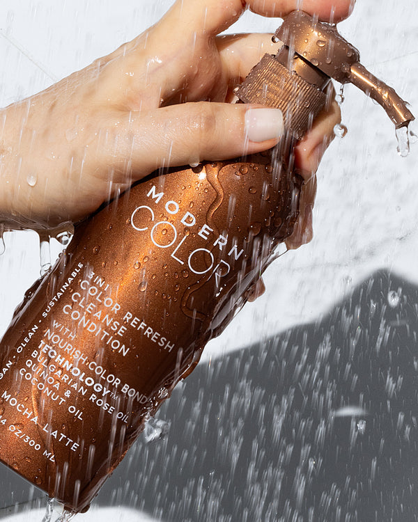3-In-1 Hair Color Refresh + Cleanse + Condition - Mocha Latte