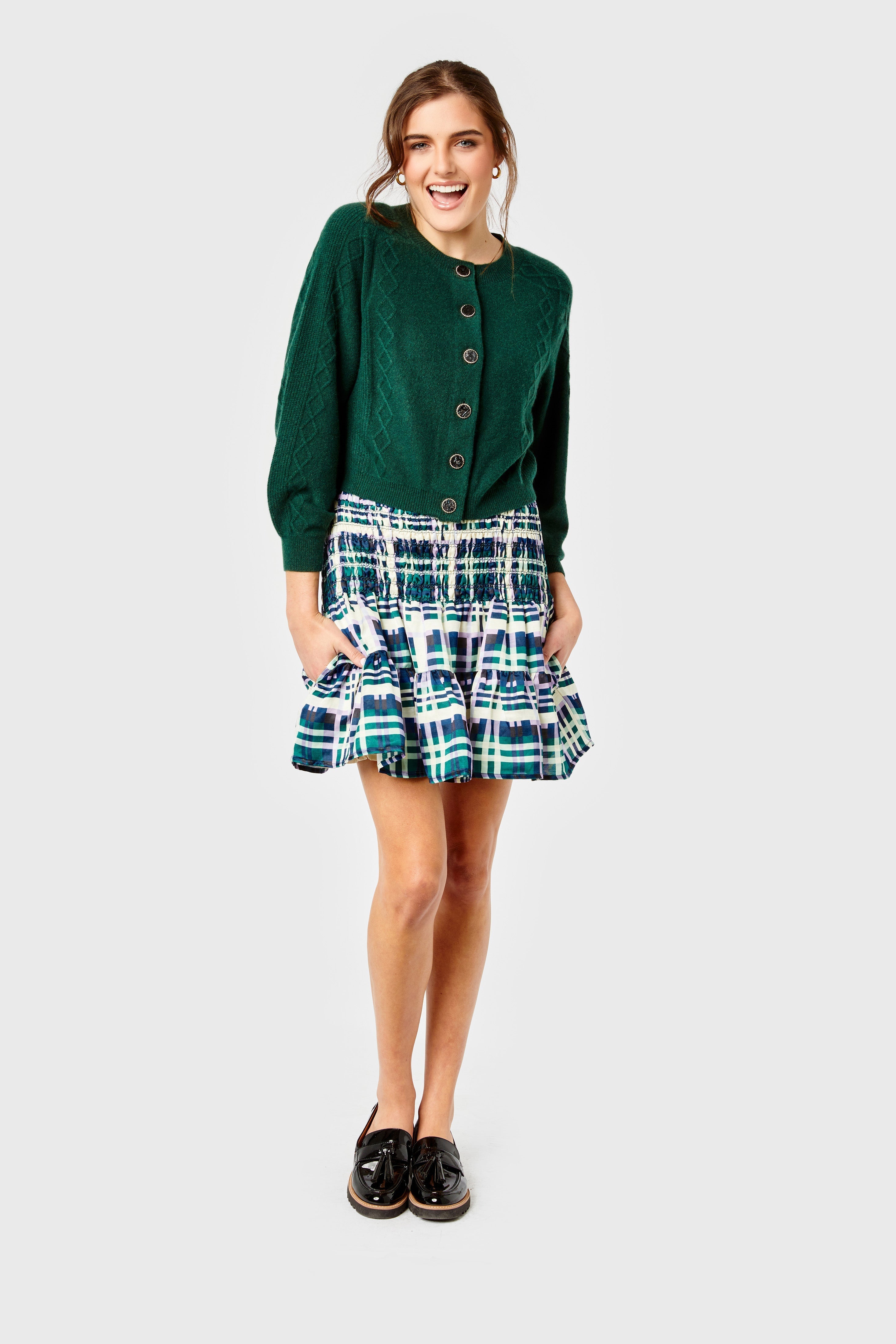 Mirabel Cardigan - Evergreen