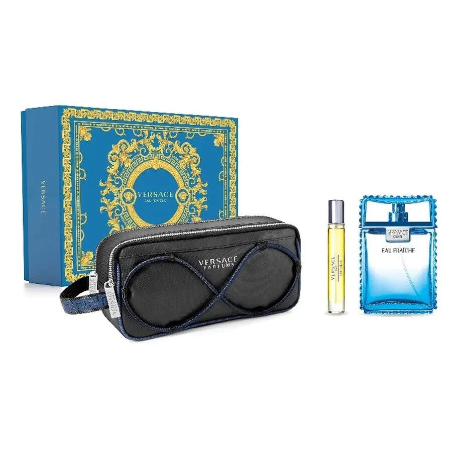 Man Fraiche By Versace For Men EDT (3pc Gift Set)
