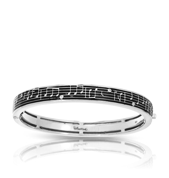 Melody Black Bangle
