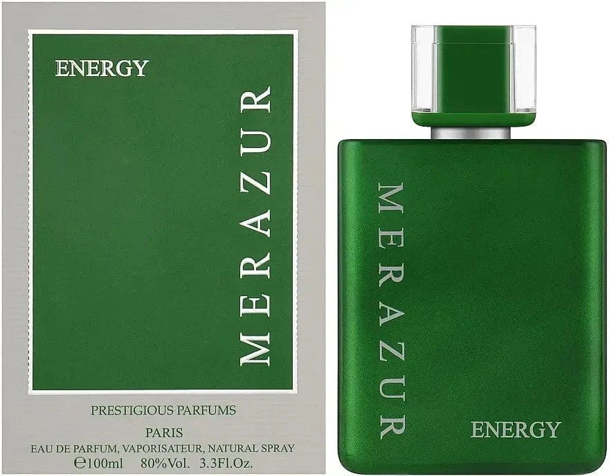 Merazur Energy By Prestigious Parfums For Men 3.3oz EDP Spray