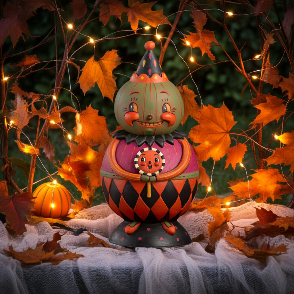 Jackie Green-O-Ween Spooks Jar Johanna Parker for Bethany Lowe Designs