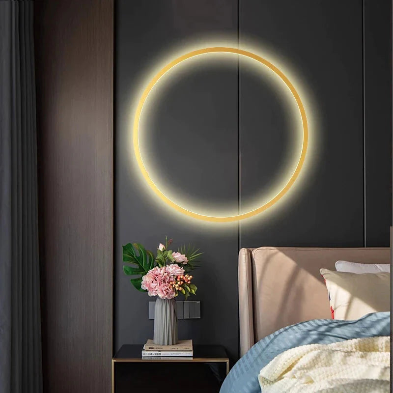 Modern Simple Circle LED Wall Lights | 3CARATS