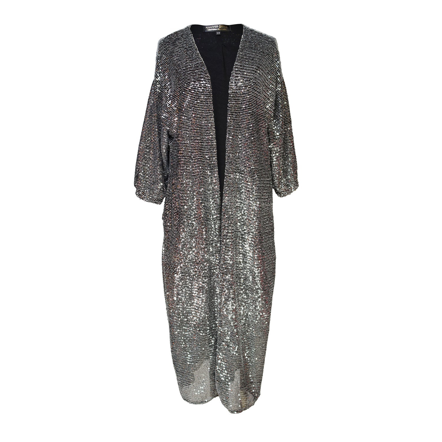 Moonstone Noir Sequin Cocoon Jacket