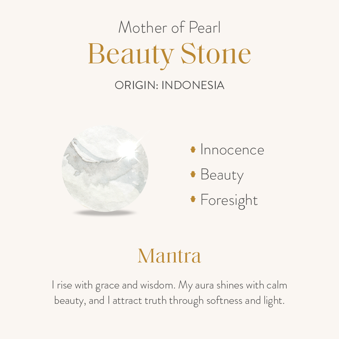 Faithful Abundance Cross Mother of Pearl Charm