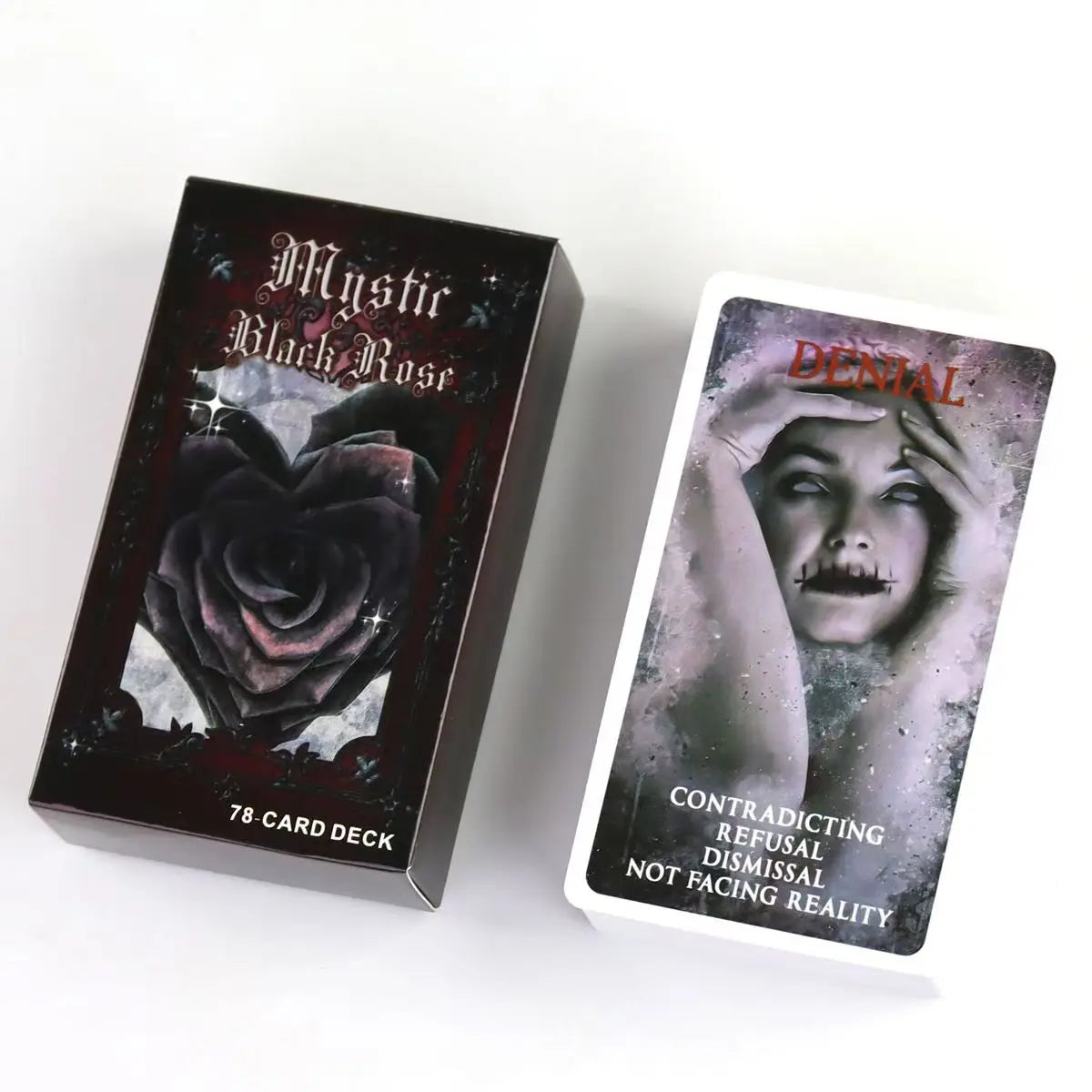 Mystic Black Rose Oracle Deck