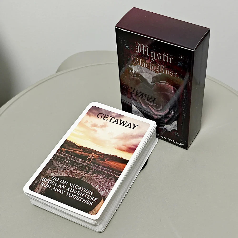 Mystic Black Rose Oracle Deck
