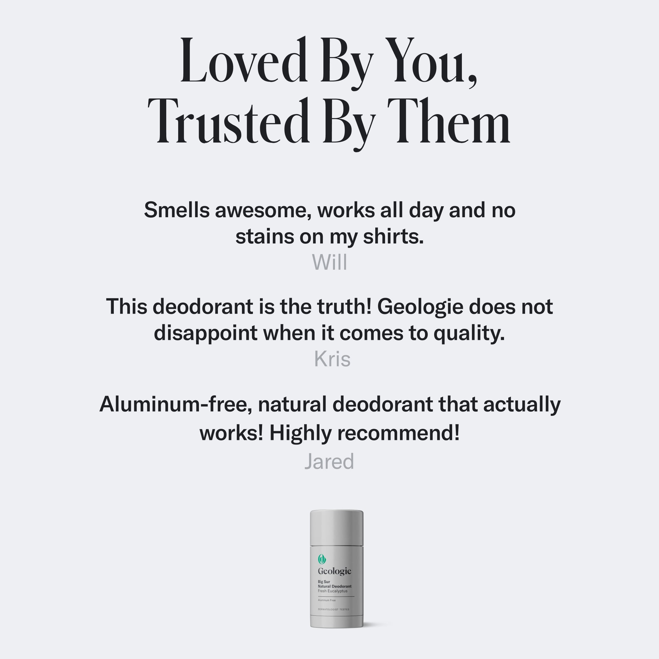 Natural Deodorant