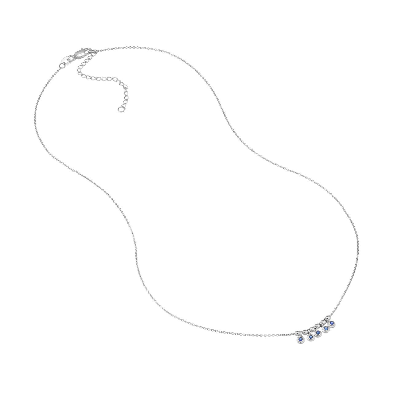 Sapphire Shaker Necklace