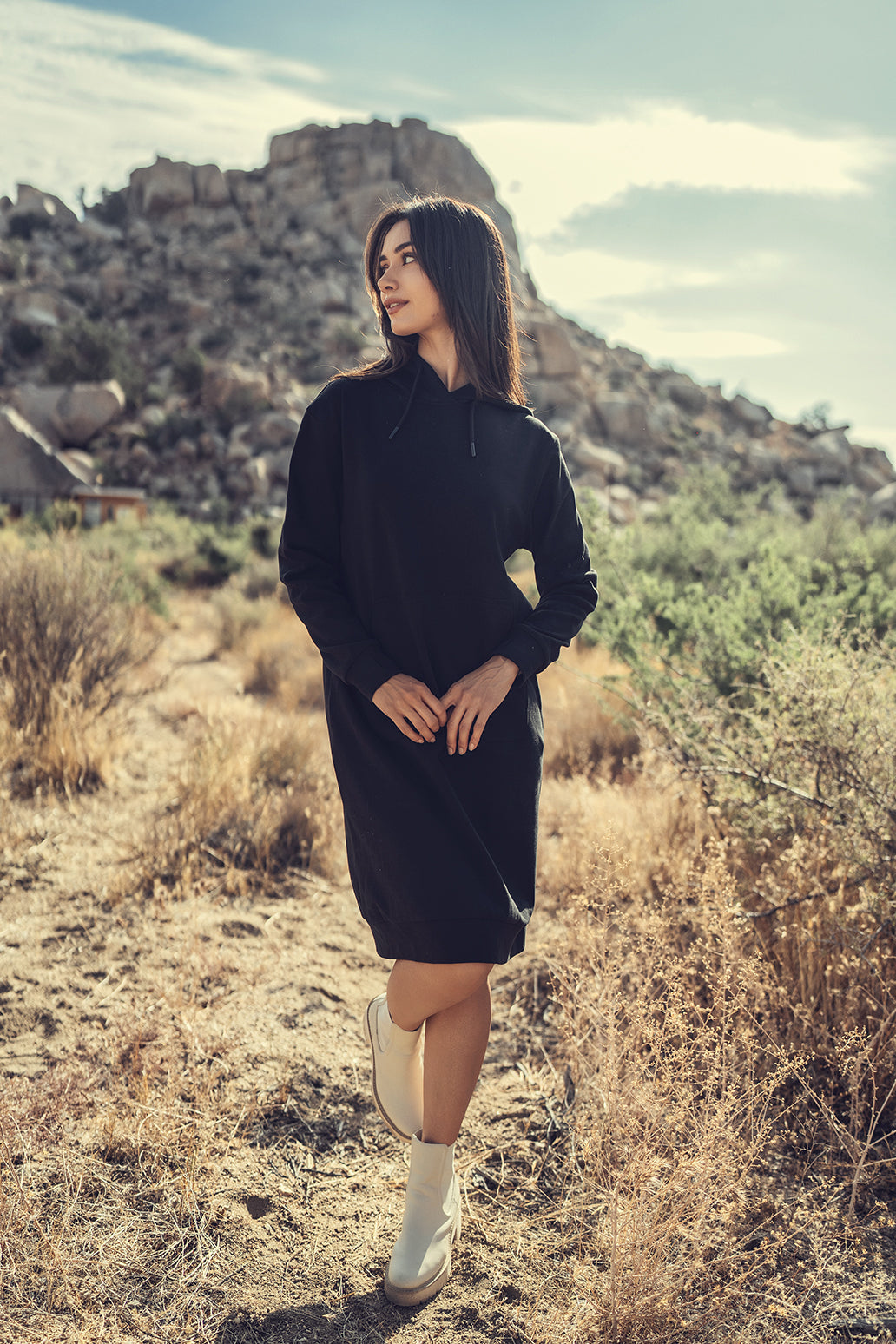 SWEATSHIRT DRESS