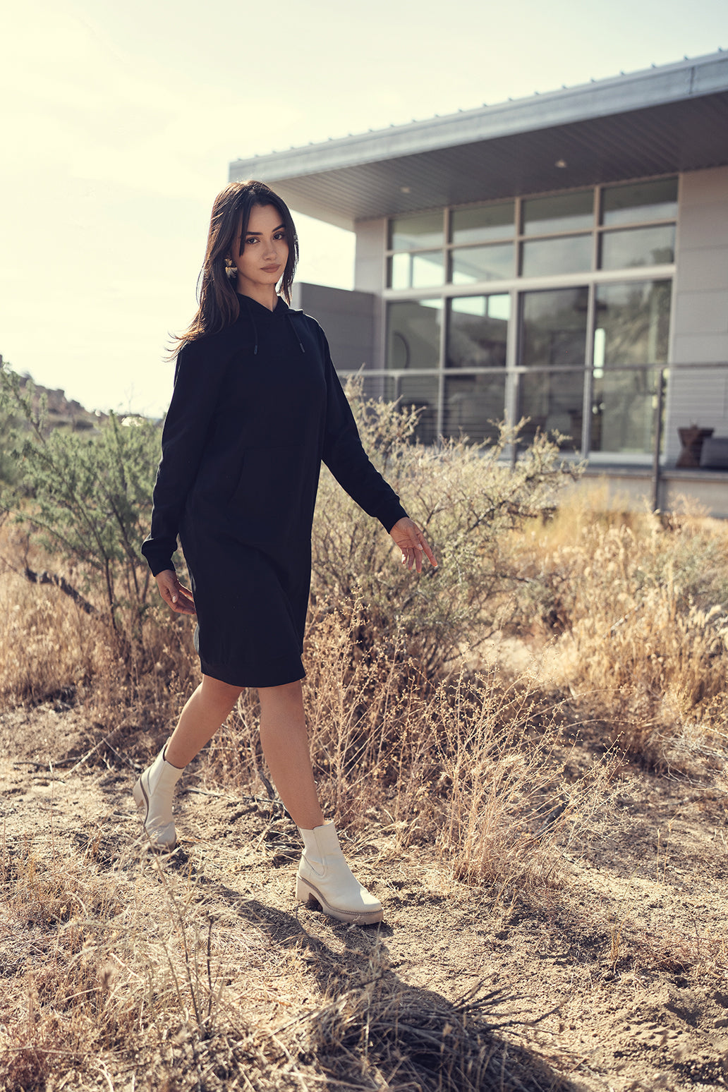 SWEATSHIRT DRESS