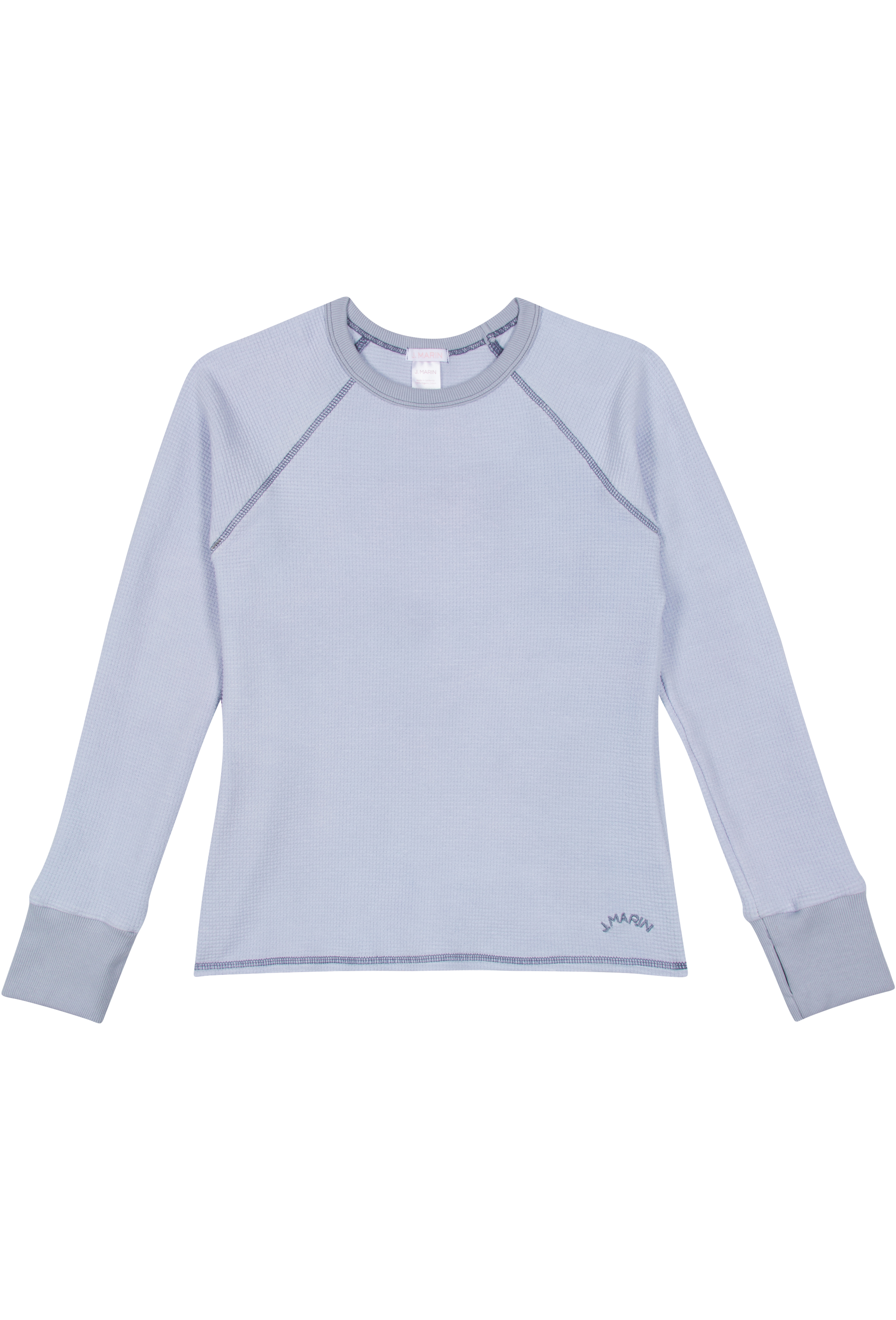 The Chalet Thermal Top - Denim Blue