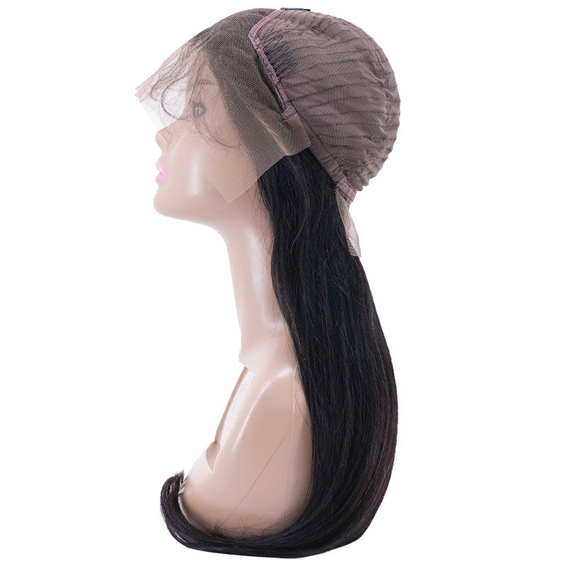 Straight 13x4 Transparent Lace Front Human Hair Wig