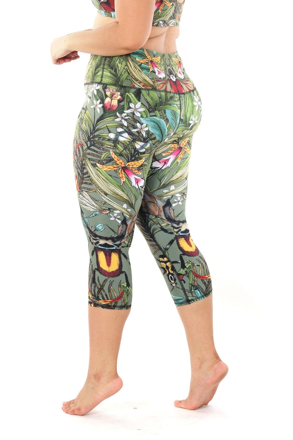 Capri Legging - Green Thumb by Yoga Democracy