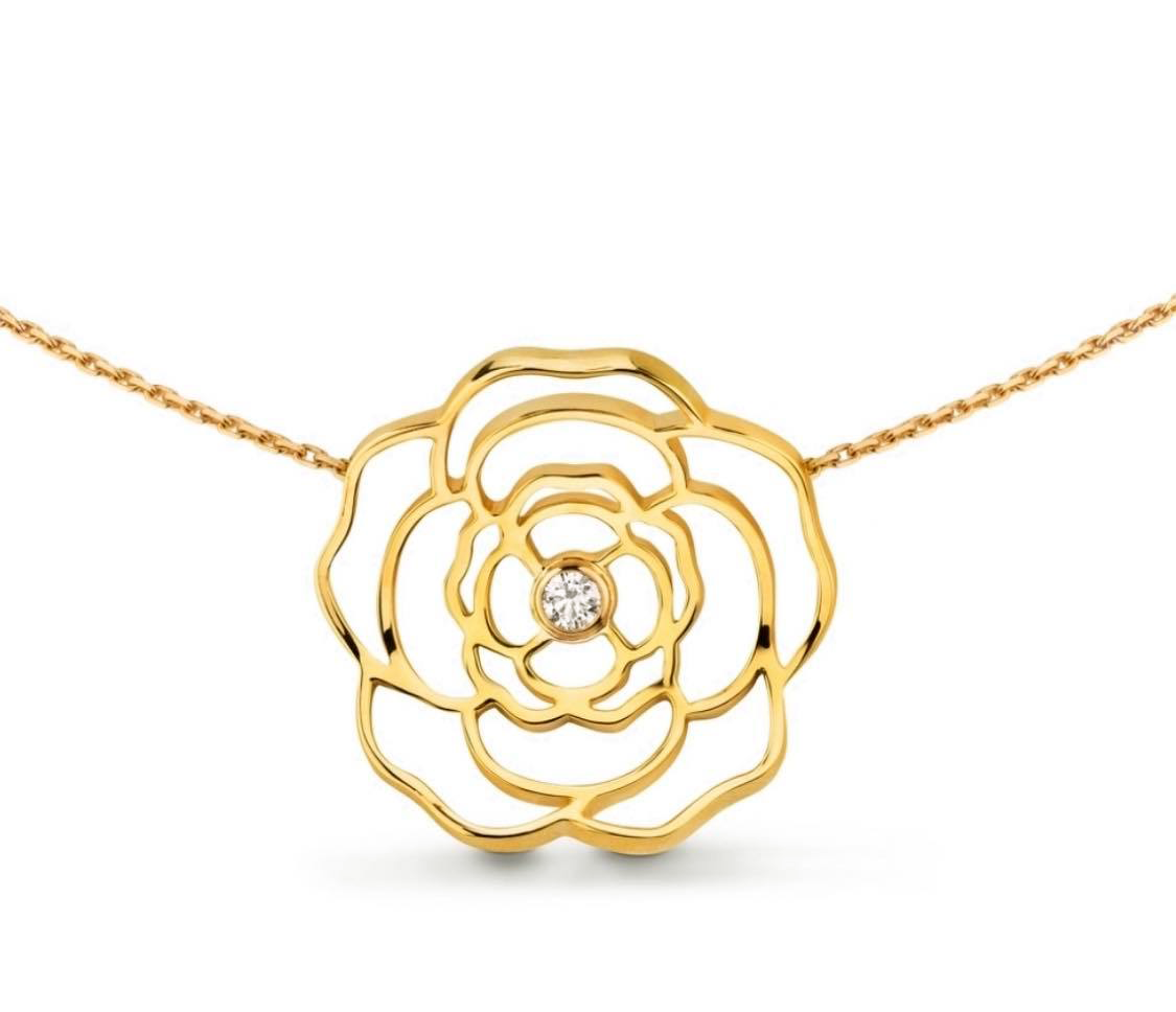 PT308G B.Tiff Rosé Gold Pendant Necklace by B.Tiff New York