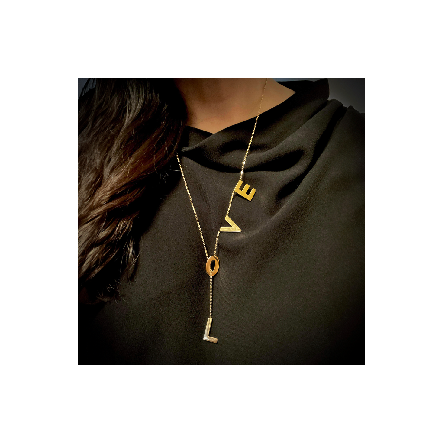 PTloveG B.Tiff Gold Adjustable Love Chain by B.Tiff New York