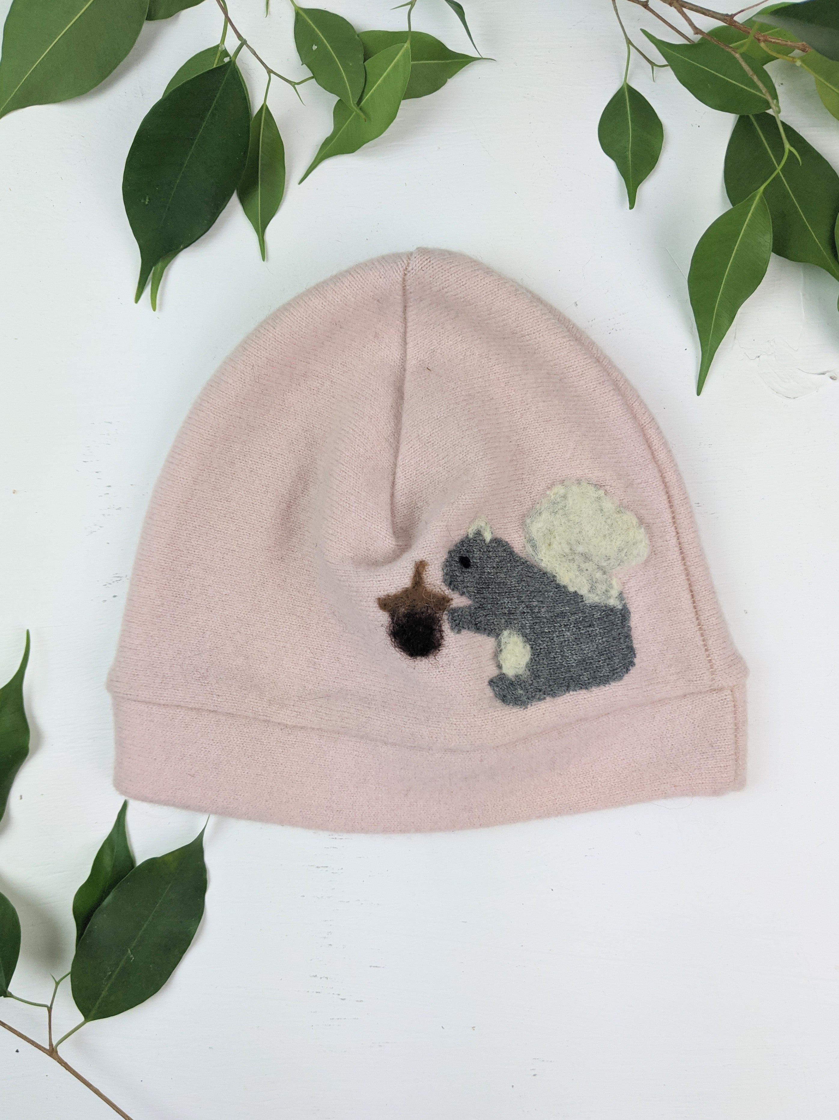 Squirrel Cashmere Hat - Adult