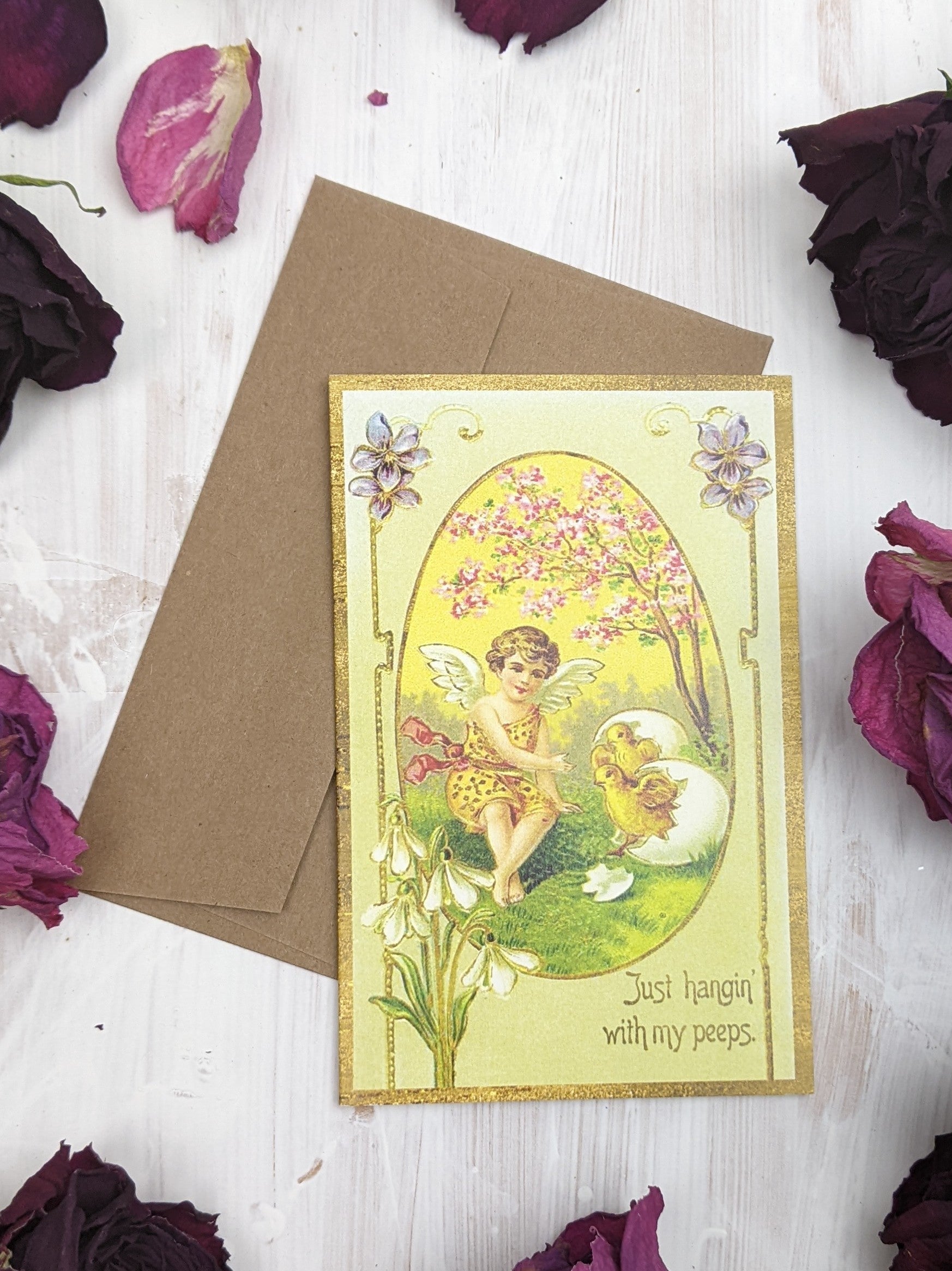 Just Hangin' With My Peeps Card