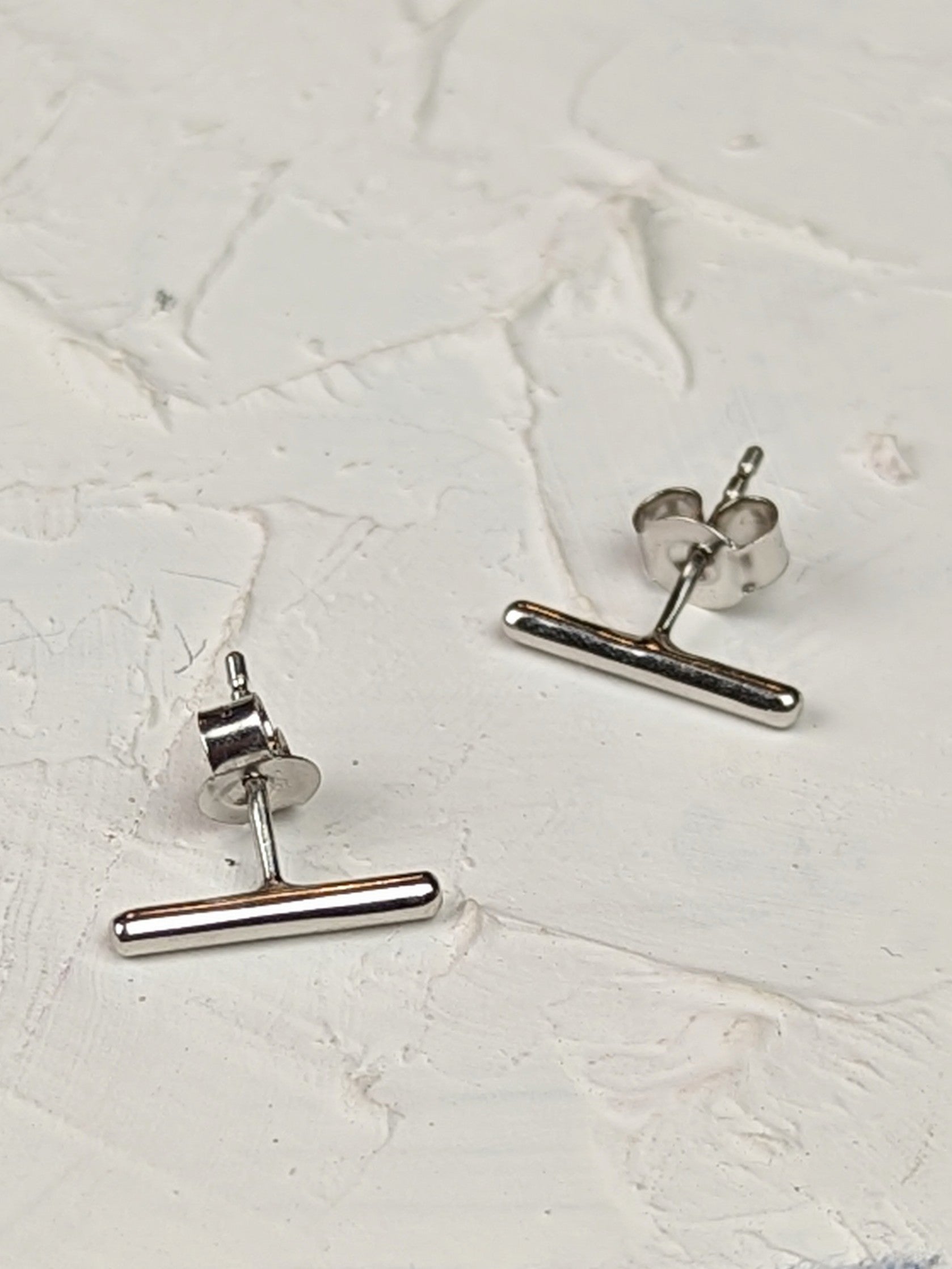 Bar Stud Earrings