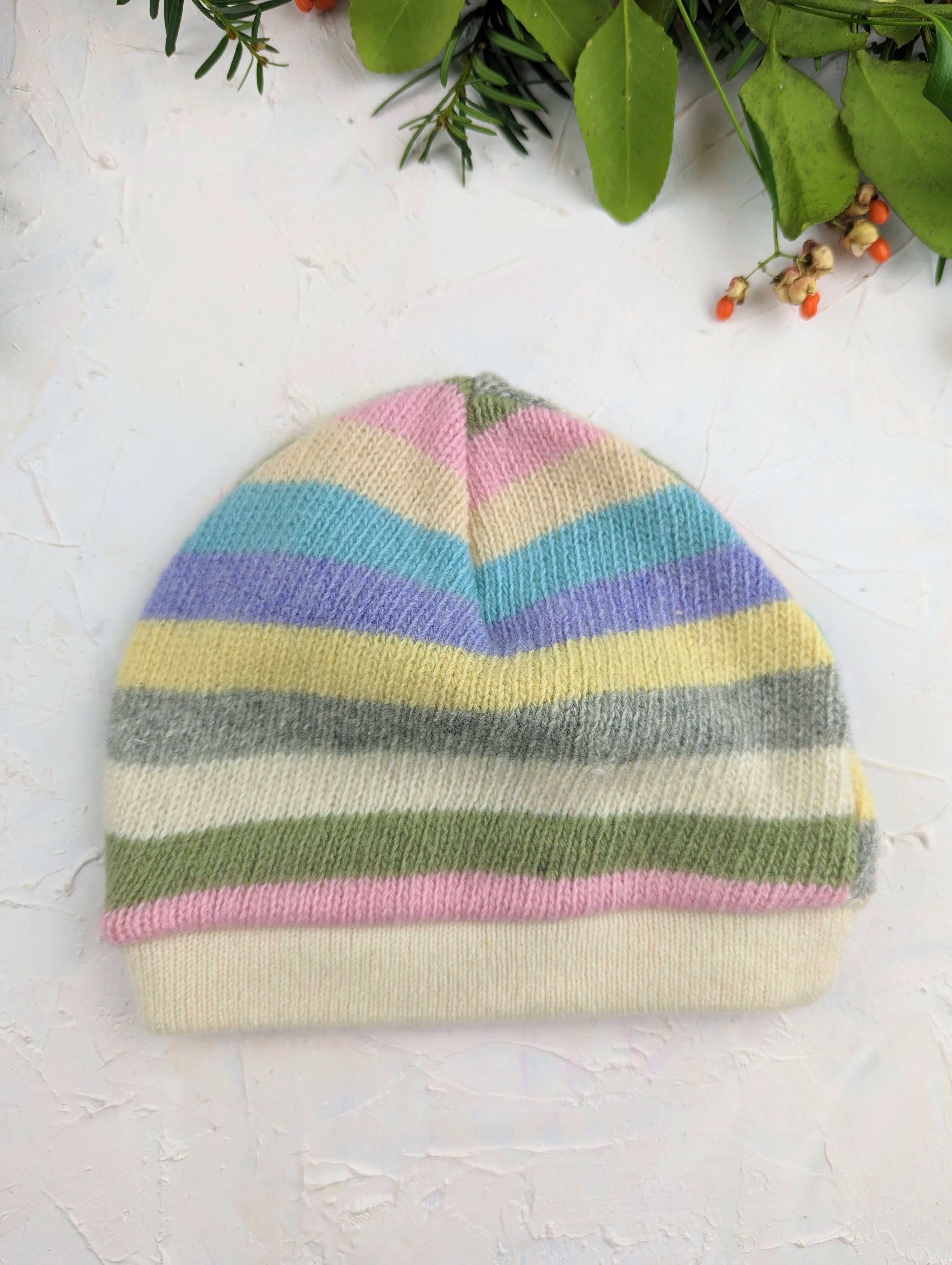 Cashmere Combo Hat - Toddler