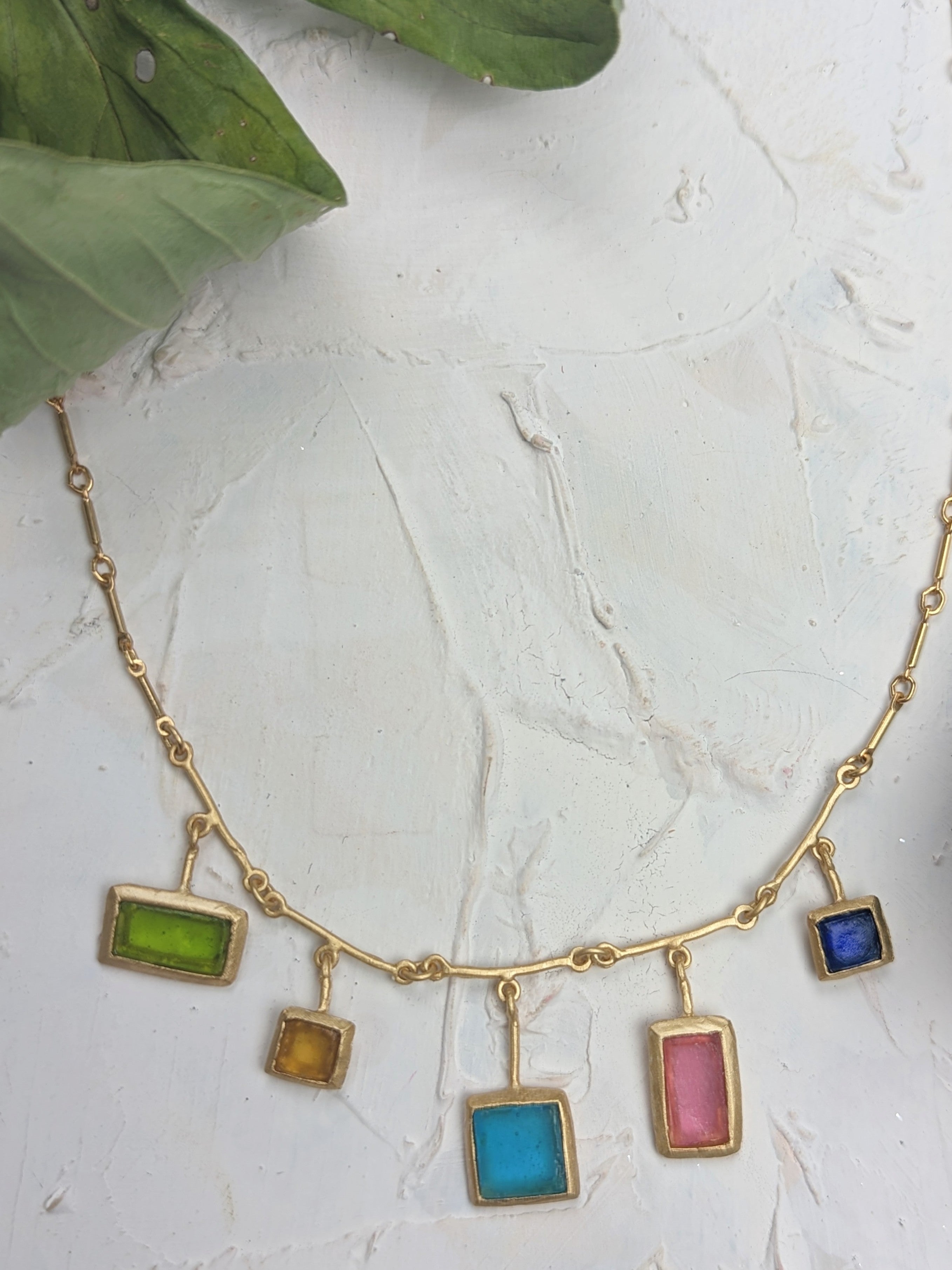 Mosaic Bar Necklace