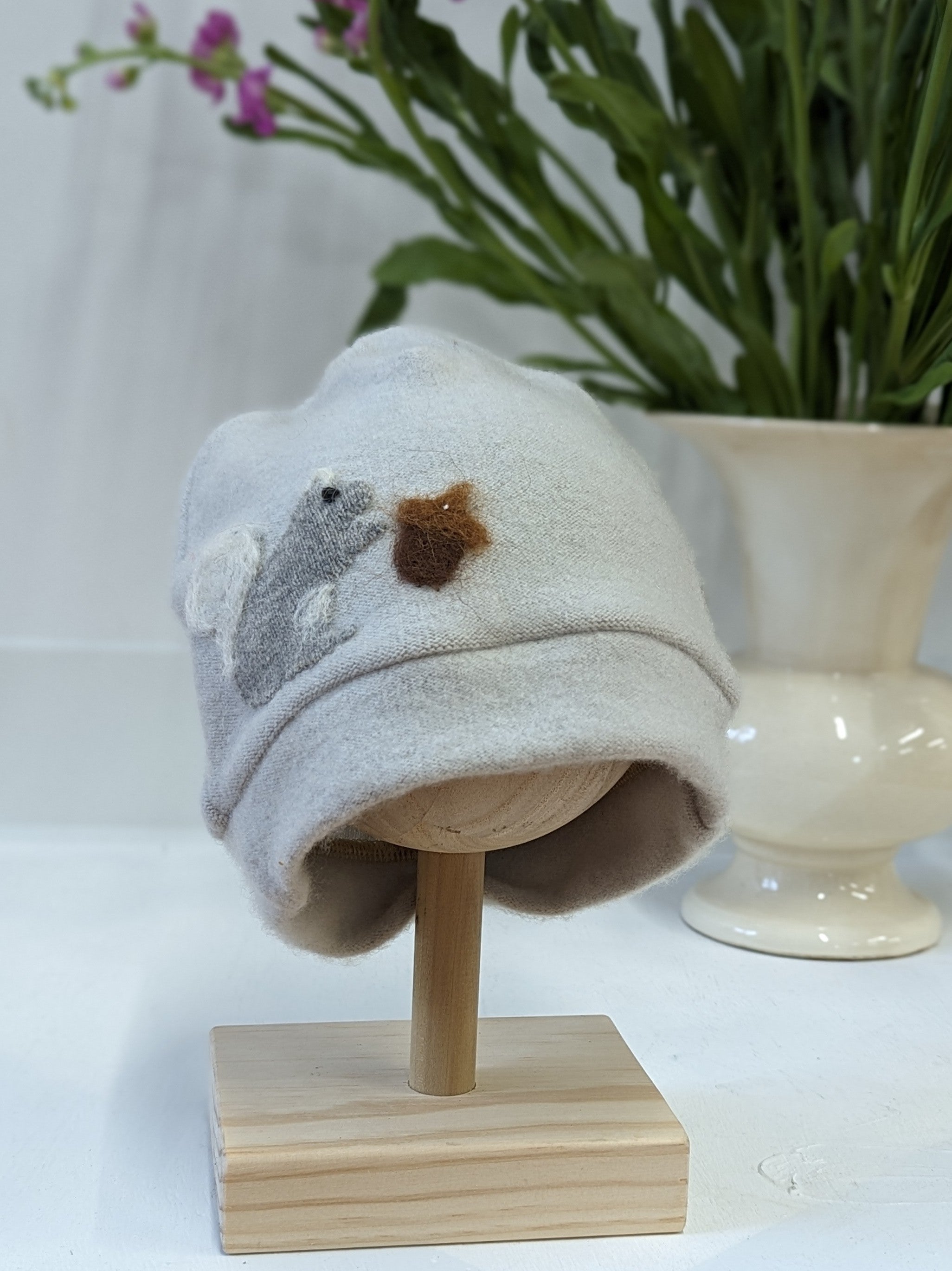 Squirrel Cashmere Hat - Child