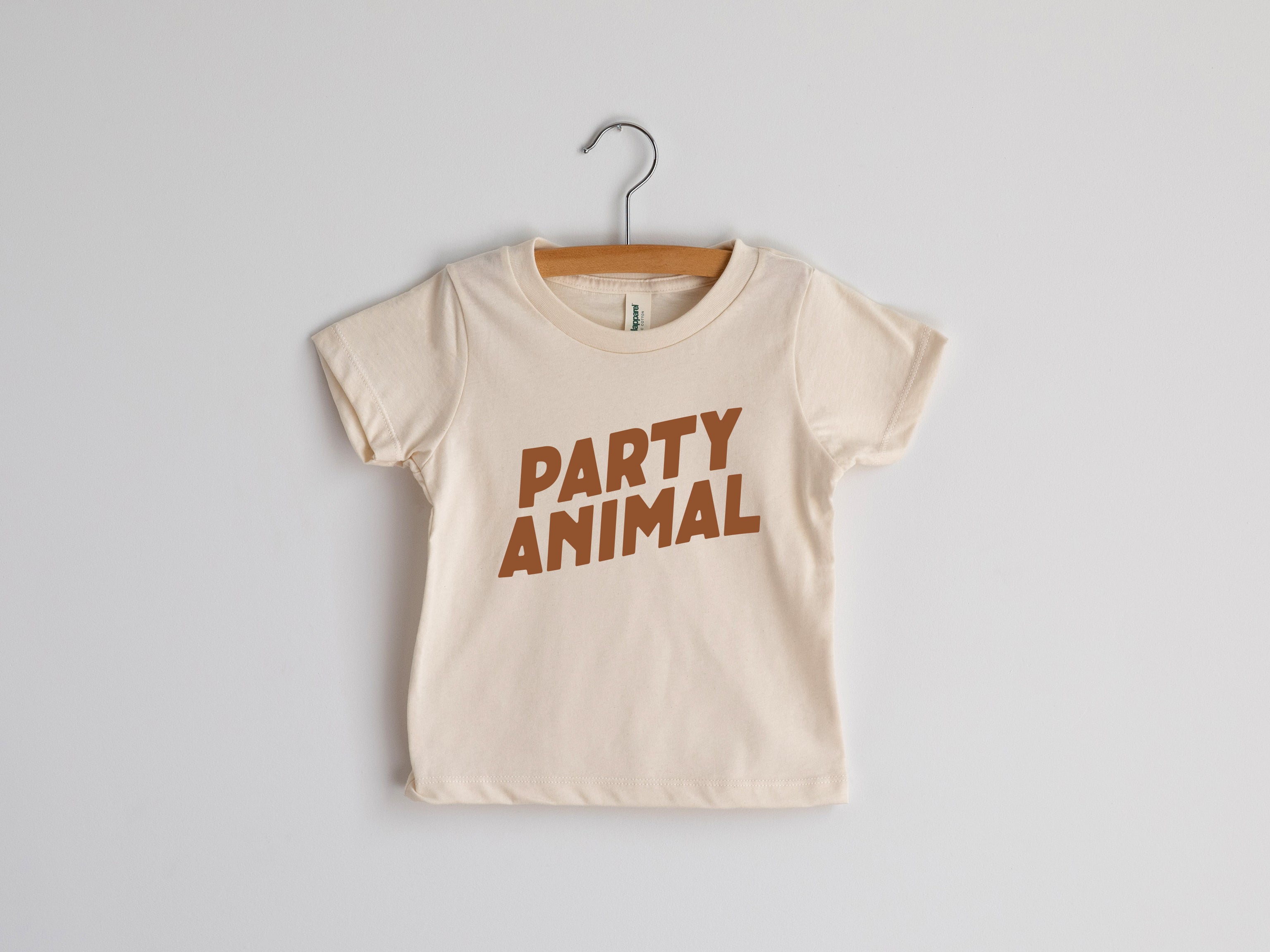 Party Animal Cream Organic Baby & Kids Tee