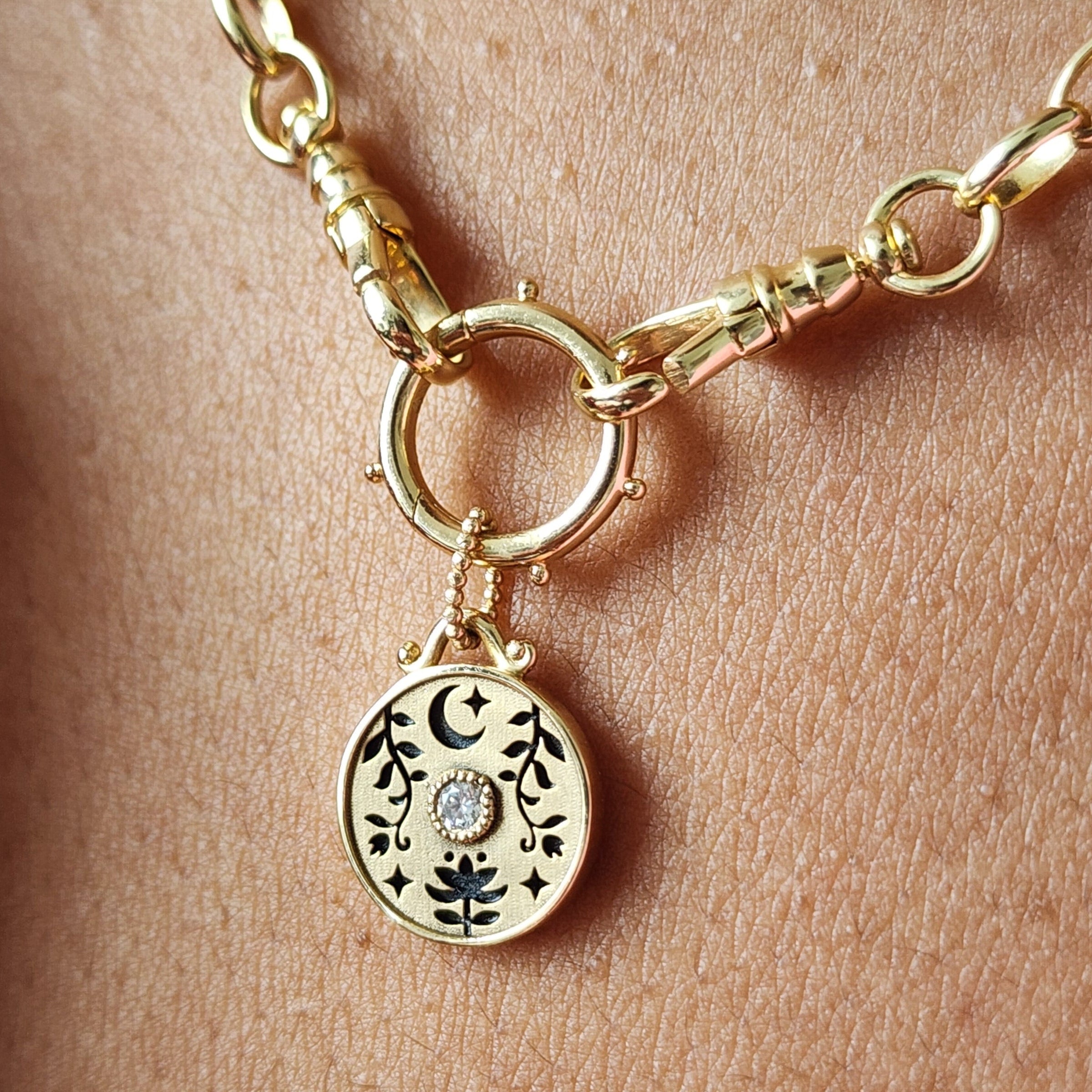 Moonflower Wish Pendant