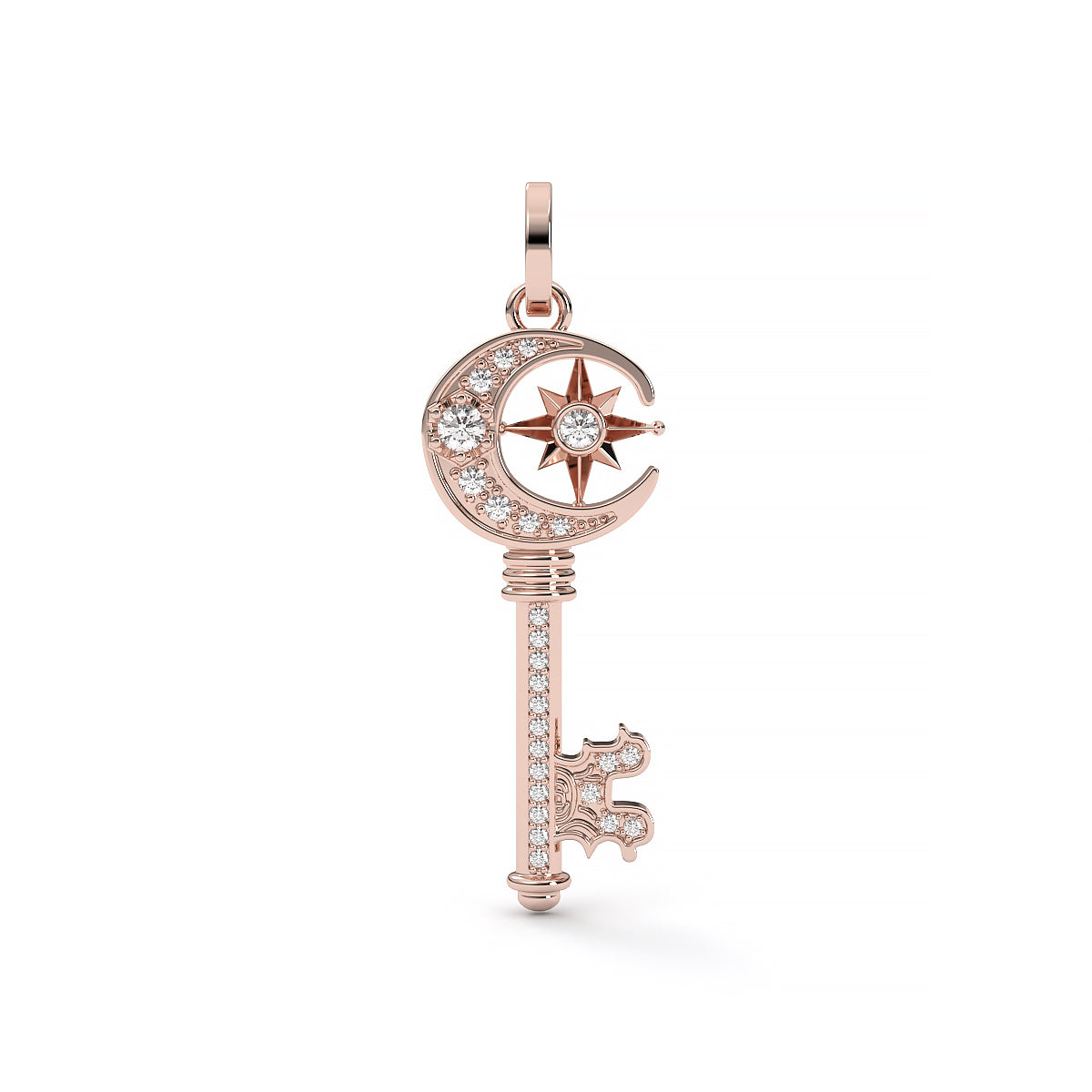 Moon Key Pendant