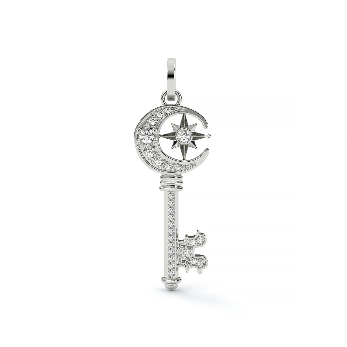 Moon Key Pendant