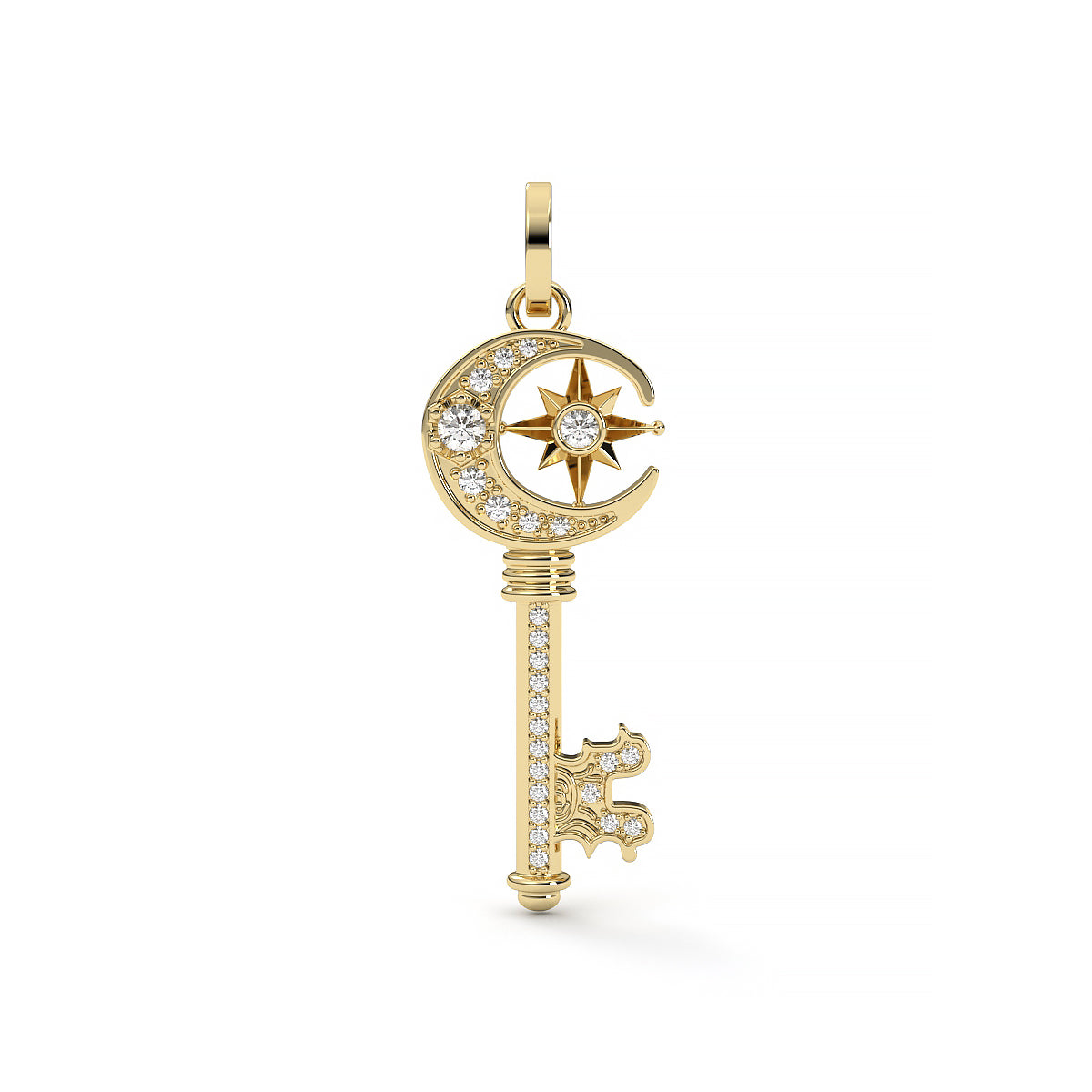 Moon Key Pendant