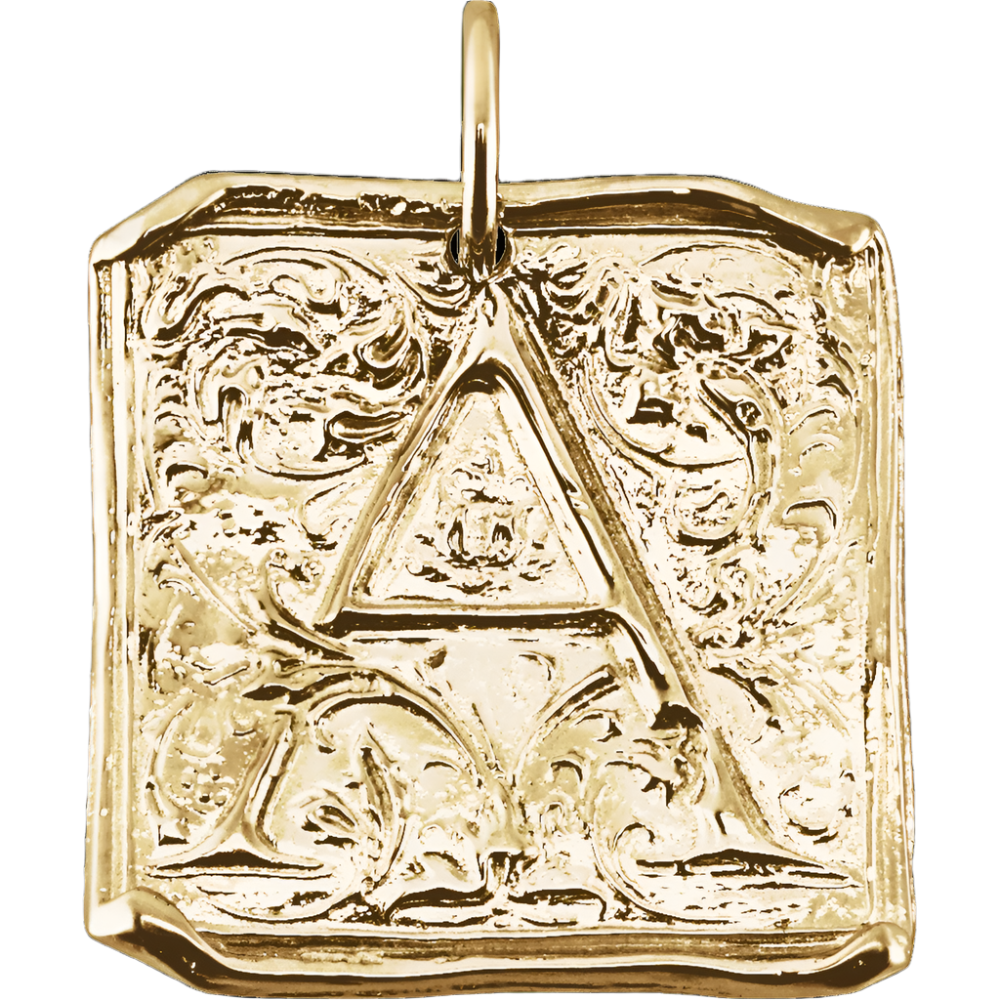 Wax Seal Initial Pendant
