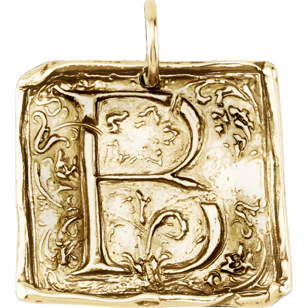 Wax Seal Initial Pendant