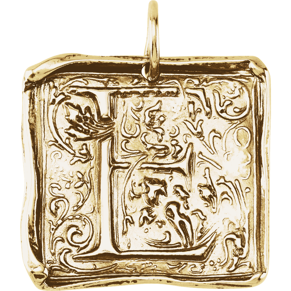 Wax Seal Initial Pendant