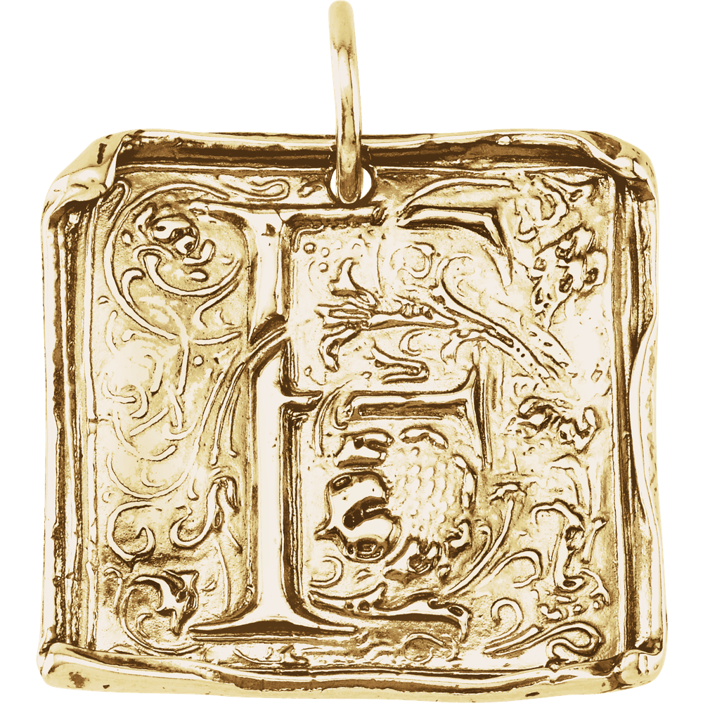 Wax Seal Initial Pendant