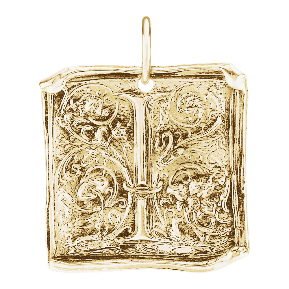Wax Seal Initial Pendant