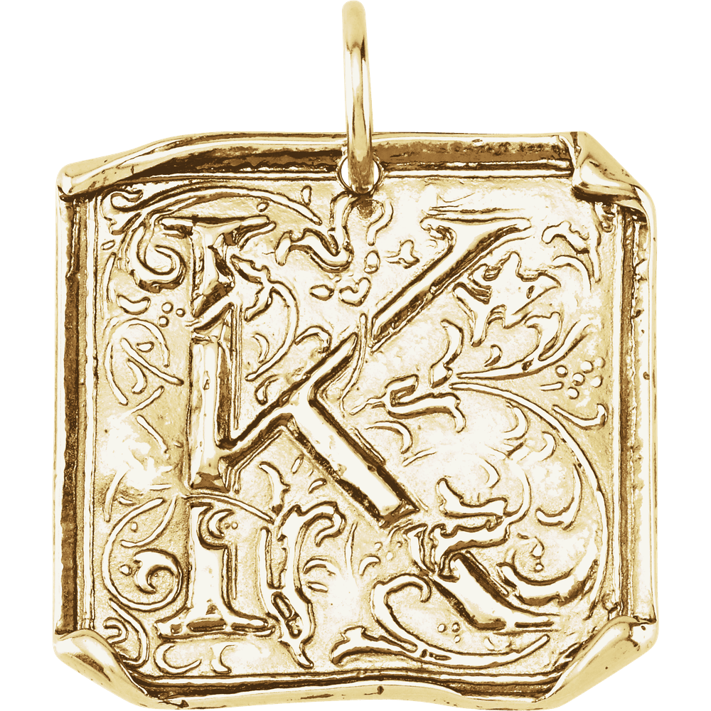 Wax Seal Initial Pendant