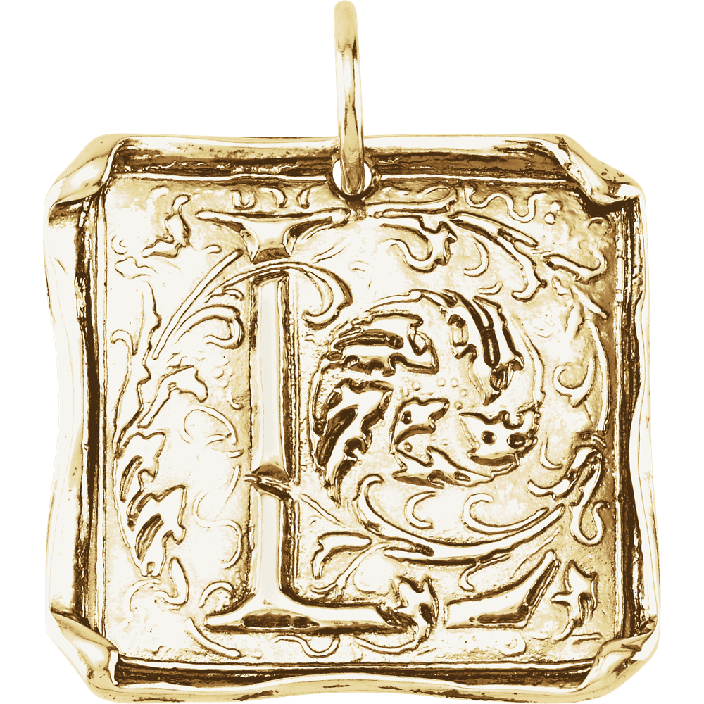 Wax Seal Initial Pendant