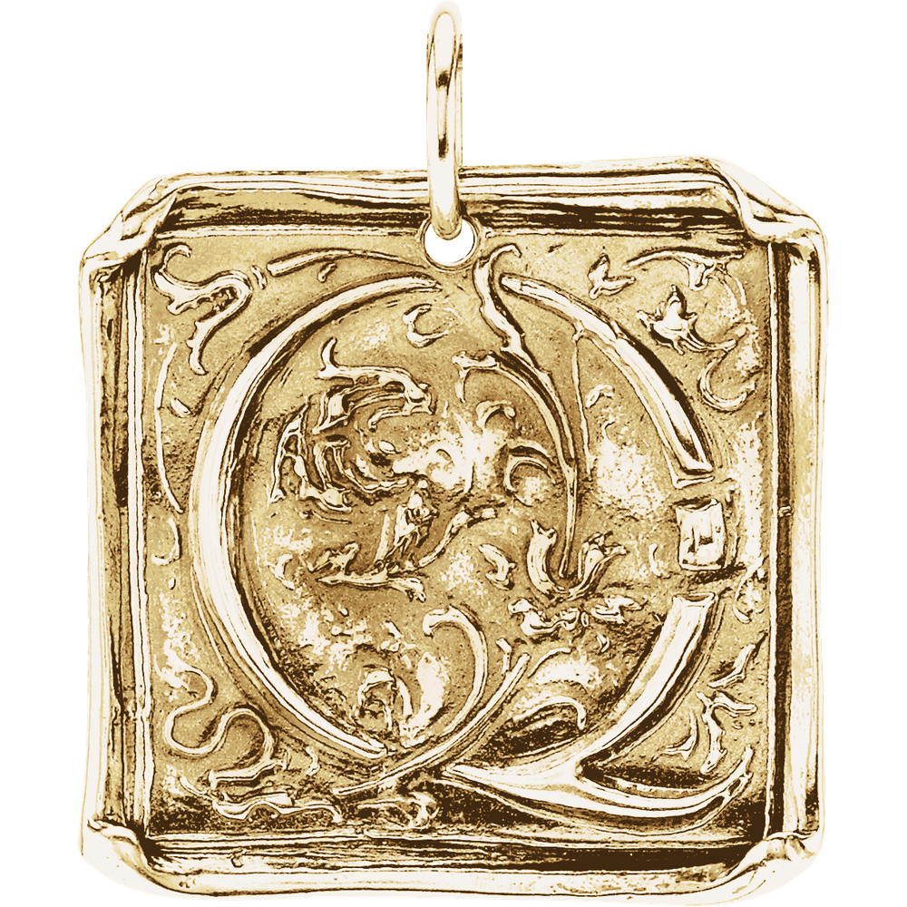Wax Seal Initial Pendant