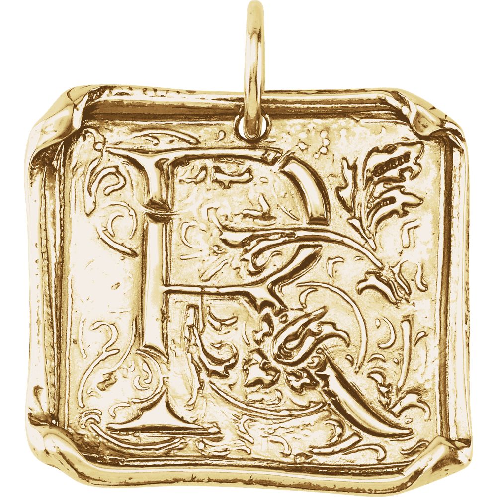 Wax Seal Initial Pendant