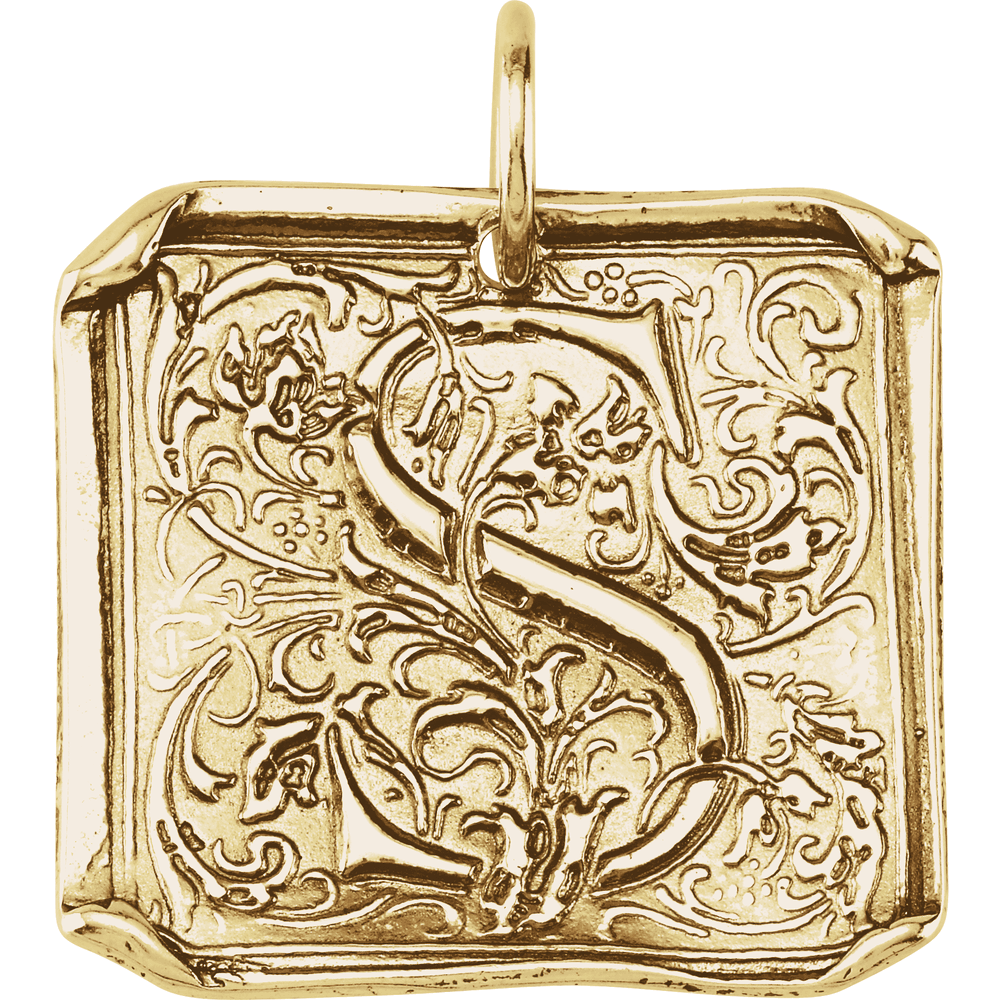 Wax Seal Initial Pendant