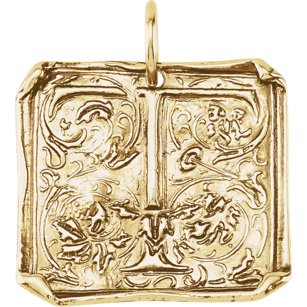 Wax Seal Initial Pendant
